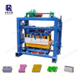 QT4-40 manual cheap cement  hollow block and solid brick making machines for home business Ghana